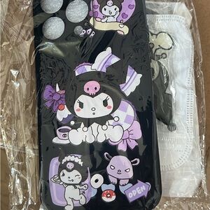 Cute Black and Purple Cartoon Phone Case